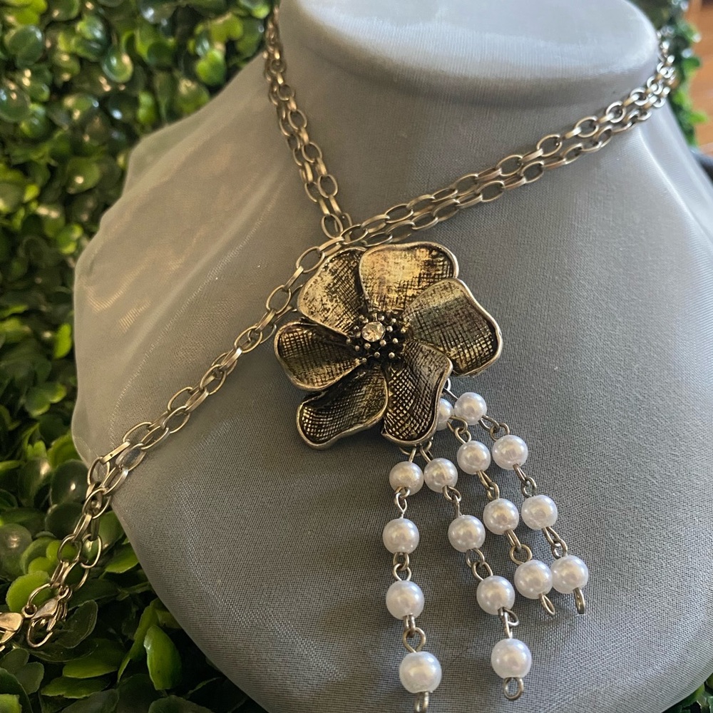 Boho Flower Necklace